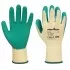 Manusi de protectie bumbac imersate in latex Grip [A100] Verde