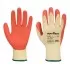 Manusi de protectie bumbac imersate in latex Grip [A100] Portocaliu
