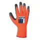 Manusi de protectie termica frig, impregnare latex [A140] Portocaliu si negru