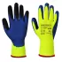 Manusi de protectie limitata la frig, impregnare dubla latex, galbene