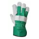 Manusi protectie lacatus, piele spalt [A220] Verde