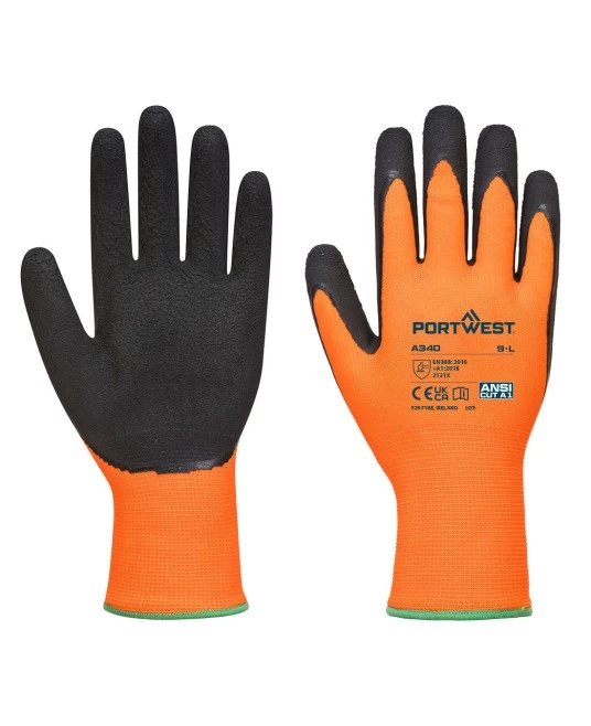 Manusi de protectie Hi-Vis Grip [A340] Portocaliu si negru