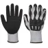 Manusi protectie maxima impact [A723] Gri si negru