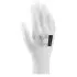 Manusi textile cu imersie PU pe degete, albe
