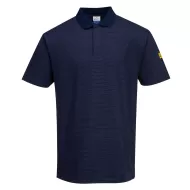 Tricou polo ESD antistatic, 195g/m2  Bleumarin Tricou polo ESD antistatic, 195g/m2  Bleumarin