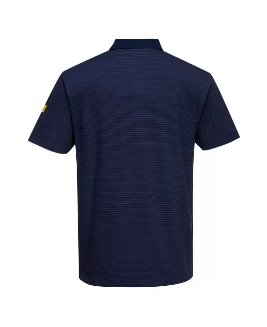Tricou polo ESD antistatic, 195g/m2  Bleumarin Tricou polo ESD antistatic, 195g/m2  Bleumarin