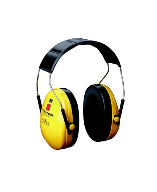 Antifoane externe 3M Peltor Optime I cu banda pentru cap, galben