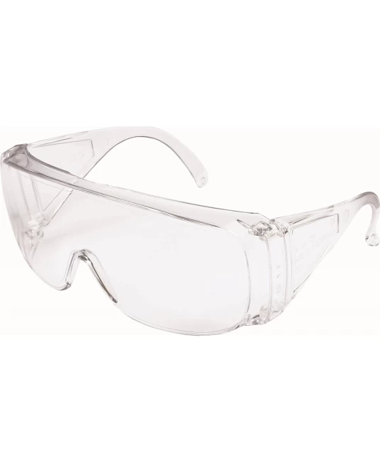 Ochelari de protectie cu vizor din policarbonat, transparenti