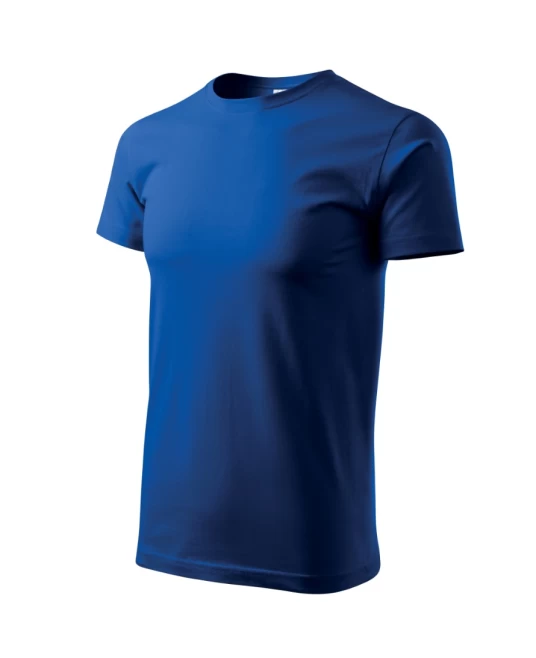 Tricou premium bumbac 160g/m2 , finisaj cu silicon, Malfini Basic 129 Albastru regal Tricou premium bumbac 160g/m2 , finisaj cu silicon, Malfini Basic 129 Albastru regal