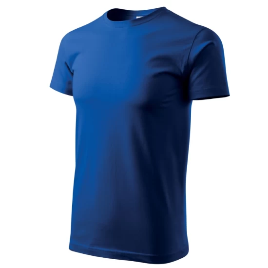 Tricou premium bumbac 160g/m2 , finisaj cu silicon, Malfini Basic 129 Albastru regal