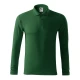 Tricou polo maneca lunga barbati, 200g/m2, Malfini LS 221, Verde sticla Tricou polo maneca lunga barbati, 200g/m2, Malfini LS 221, Verde sticla