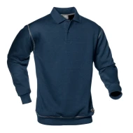 Tricou polo premium de iarna, 280g/m2, bleumarin