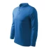 Tricou polo maneca lunga barbati, bumbac,180g/m2 Malfini Single J. LS211, Albastru azuriu