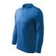 Tricou polo maneca lunga barbati, bumbac,180g/m2 Malfini Single J. LS211, Albastru azuriu Tricou polo maneca lunga barbati, bumbac,180g/m2 Malfini Single J. LS211, Albastru azuriu