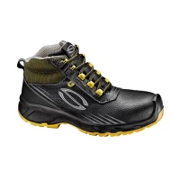 Bocanci de protectie S3S ESD, bombeu fibre de sticla, negru-galben