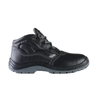 Bocanci de protectie S3 bombeu metalic, Negru