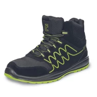 Bocanci de protectie S3 SR model sport, negru-verde