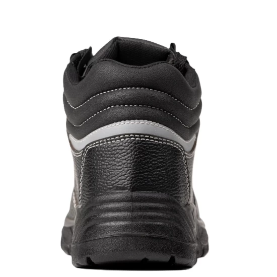 Bocanci de protectie S1P, bombeu metalic, negru