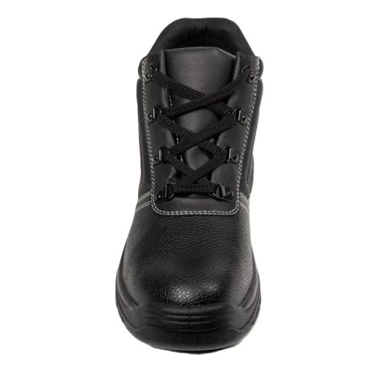 Bocanci de protectie S1P, bombeu metalic, negru