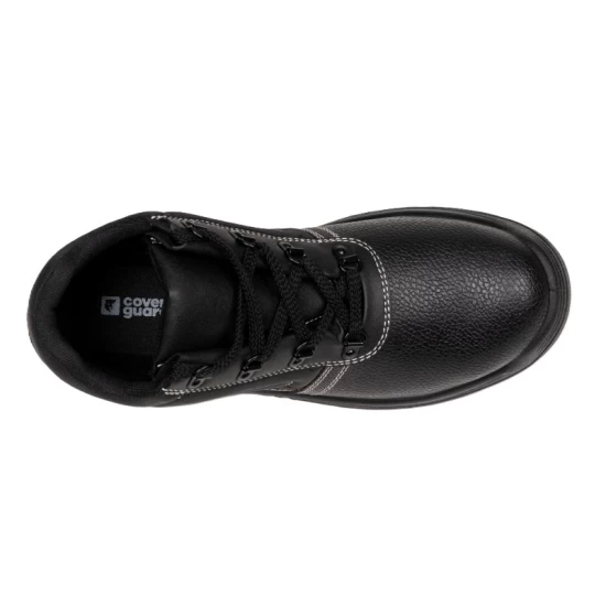 Bocanci de protectie S1P, bombeu metalic, negru