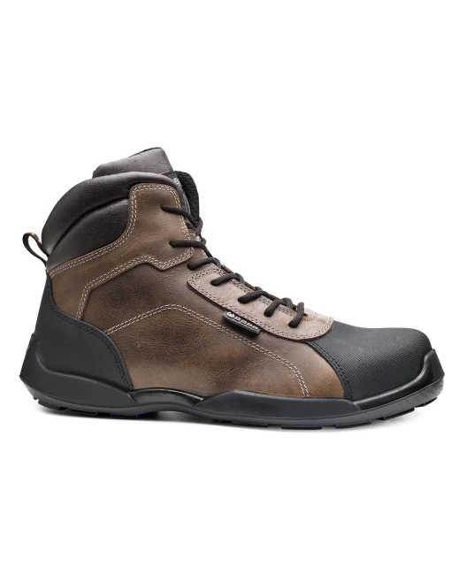 Bocanci de protectie Base Rafting S3 SRC, bombeu nemetalic, lamela din tesatura balistica, Maro/Negru Bocanci de protectie Base Rafting S3 SRC, bombeu nemetalic, lamela din tesatura balistica, Maro/Negru