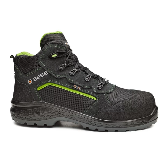 Bocanci de protectie premium, membrana impermeabila, S3 WR CI SRC, Negru/Verde Bocanci de protectie premium, membrana impermeabila, S3 WR CI SRC, Negru/Verde