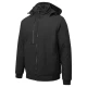 Softshell de iarna cu gluga, captuseala fleece, negru Softshell de iarna cu gluga, captuseala fleece, negru