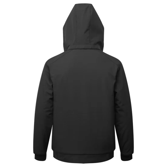 Softshell de iarna cu gluga, captuseala fleece, negru Softshell de iarna cu gluga, captuseala fleece, negru