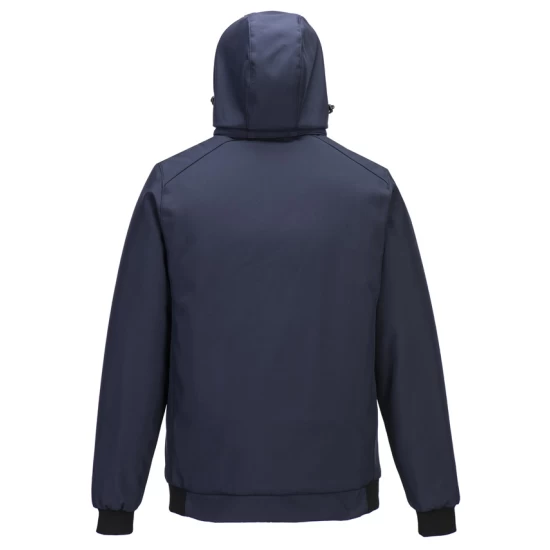 Softshell de iarna cu gluga, captuseala fleece, bleumarin Softshell de iarna cu gluga, captuseala fleece, bleumarin