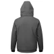 Softshell de iarna cu gluga, captuseala fleece, gri
