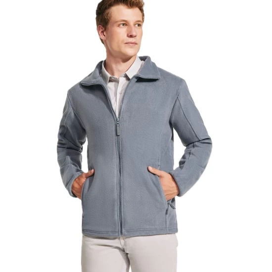 Jacheta fleece barbati, 300g/m2 Gri Jacheta fleece barbati, 300g/m2 Gri