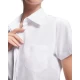 Camasa cu maneca scurta femei, 130g/m2 Alb
