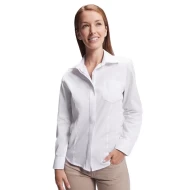 Camasa clasica femei, 130g/m2, alb