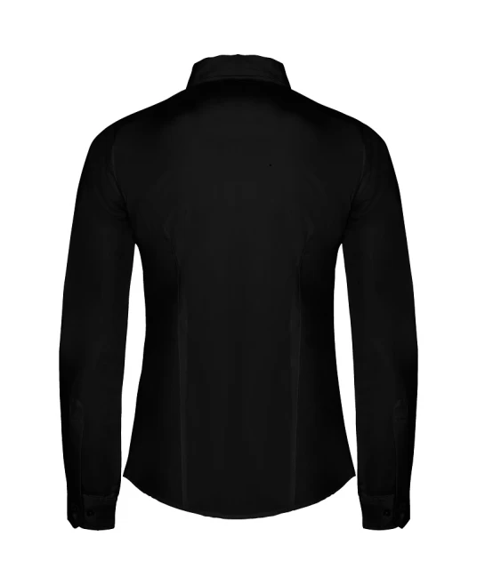 Camasa clasica femei, 130g/m2, negru Camasa clasica femei, 130g/m2, negru