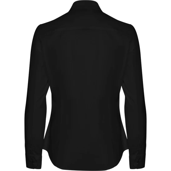Camasa business stretch femei, fara buzunar pe piept, negru Camasa business stretch femei, fara buzunar pe piept, negru