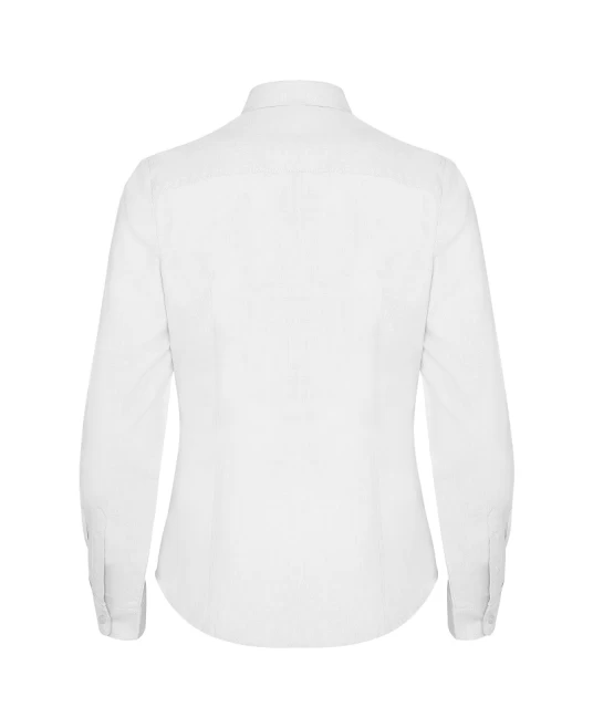Camasa Oxford femei, buzunar pe piept, densitate 140g/m2, alb Camasa Oxford femei, buzunar pe piept, densitate 140g/m2, alb