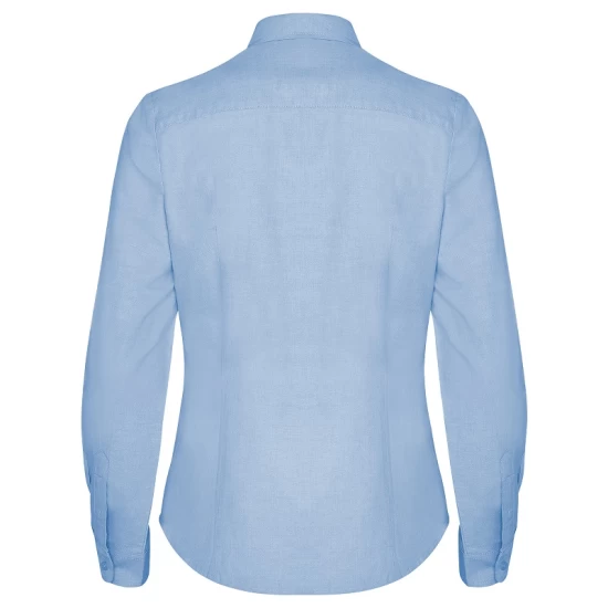 Camasa Oxford femei, buzunar pe piept, densitate 140g/m2, albastru deschis Camasa Oxford femei, buzunar pe piept, densitate 140g/m2, albastru deschis