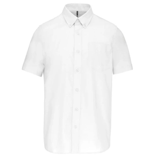 Camasa Oxford maneca scurta, 135g/m2 Kariban 535, Alb Camasa Oxford maneca scurta, 135g/m2 Kariban 535, Alb