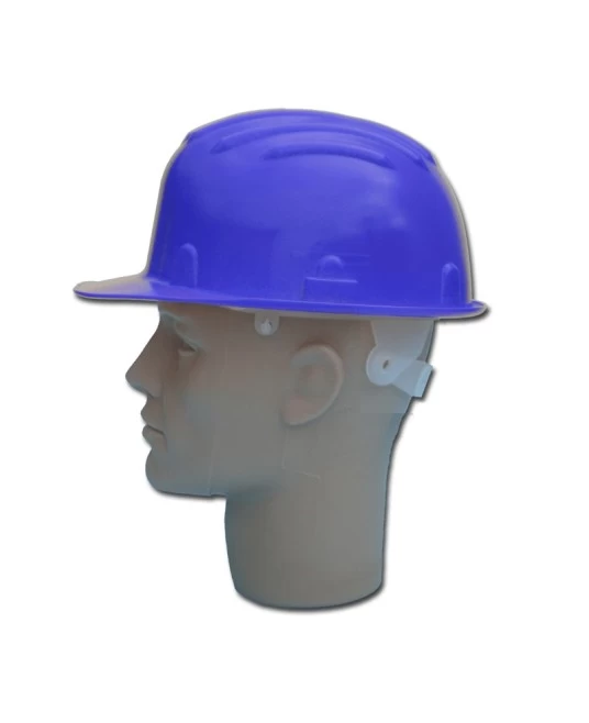 Casca de protectie cu reglaj manual, albastru