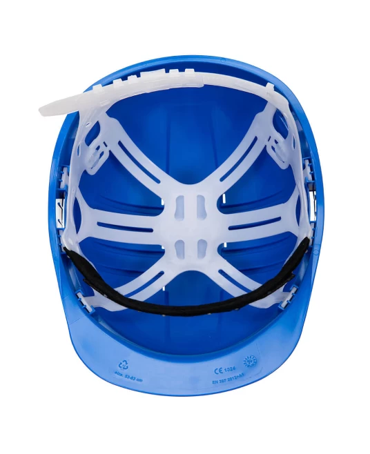 Casca de protectie cu ventilatie, Albastru