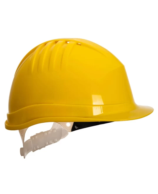 Casca de protectie cu ventilatie,  Galben