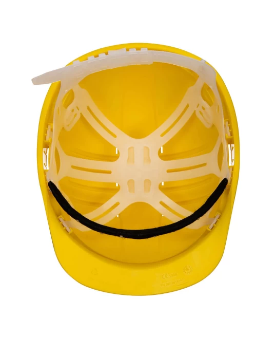 Casca de protectie cu ventilatie,  Galben