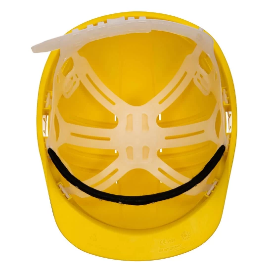 Casca de protectie cu ventilatie,  Galben