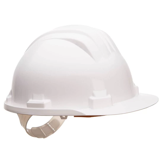 Casca de protectie dielectrica, cu scurgere pentru ploaie, Alb Casca de protectie dielectrica, cu scurgere pentru ploaie, Alb