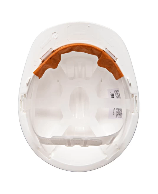 Casca de protectie dielectrica, cu scurgere pentru ploaie, Alb