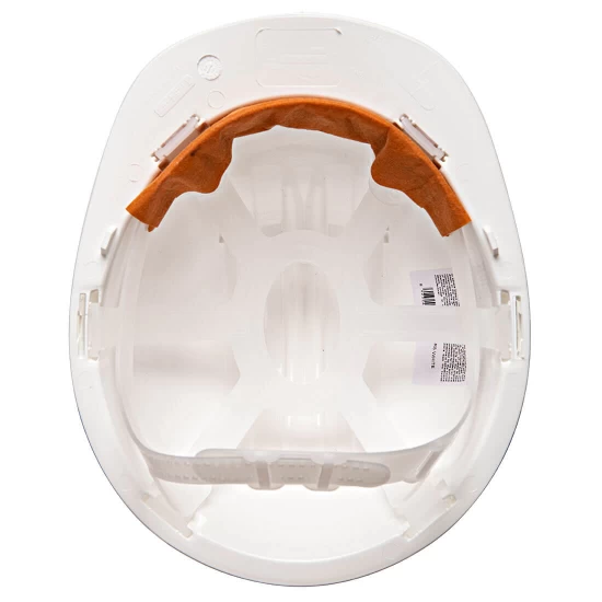 Casca de protectie dielectrica, cu scurgere pentru ploaie, Alb Casca de protectie dielectrica, cu scurgere pentru ploaie, Alb