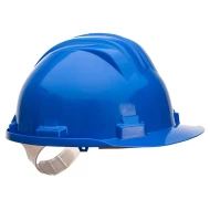 Casca de protectie dielectrica, cu scurgere pentru ploaie, Albastru