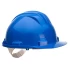 Casca de protectie dielectrica, cu scurgere pentru ploaie, Albastru