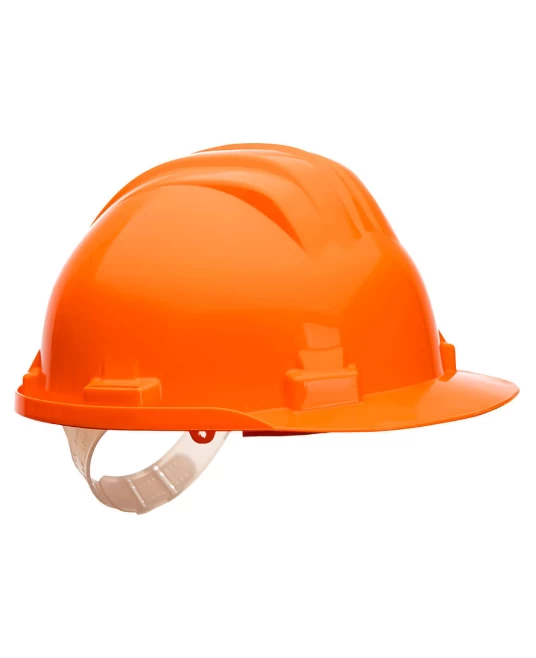 Casca de protectie dielectrica, cu scurgere pentru ploaie, Portocaliu