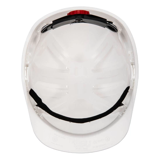 Casca de protectie ventilata, reglare cu rotor, Alb Casca de protectie ventilata, reglare cu rotor, Alb